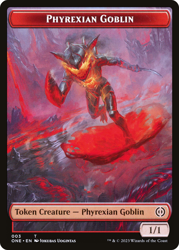 Phyrexian Goblin // Samurai Double-Sided Token [Phyrexia: All Will Be One Tokens] | Eastridge Sports Cards & Games