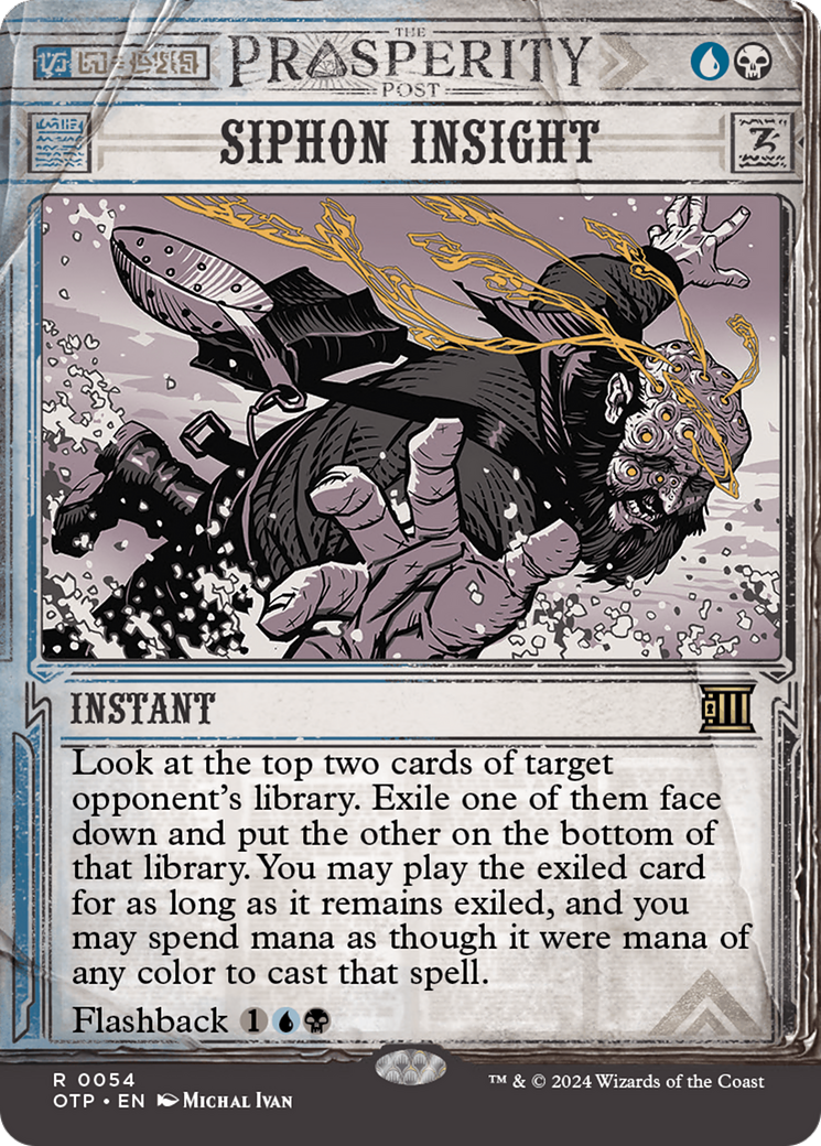 Siphon Insight [Outlaws of Thunder Junction: Breaking News] | Eastridge Sports Cards & Games