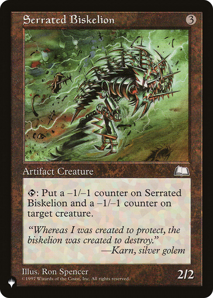 Serrated Biskelion [The List] | Eastridge Sports Cards & Games