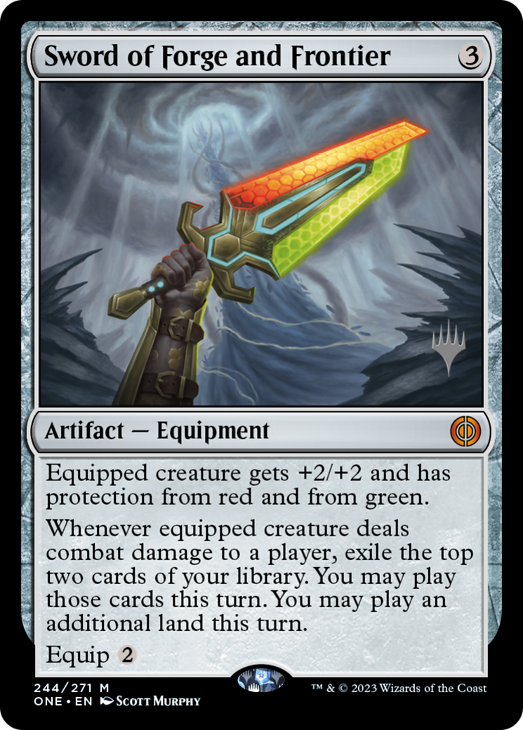Sword of Forge and Frontier (Promo Pack) [Phyrexia: All Will Be One Promos] | Eastridge Sports Cards & Games