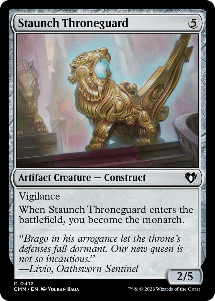 Staunch Throneguard [Commander Masters] | Eastridge Sports Cards & Games