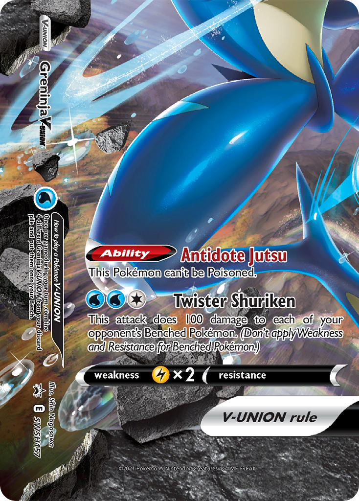 Greninja V-Union (SWSH157) [Sword & Shield: Black Star Promos] | Eastridge Sports Cards & Games