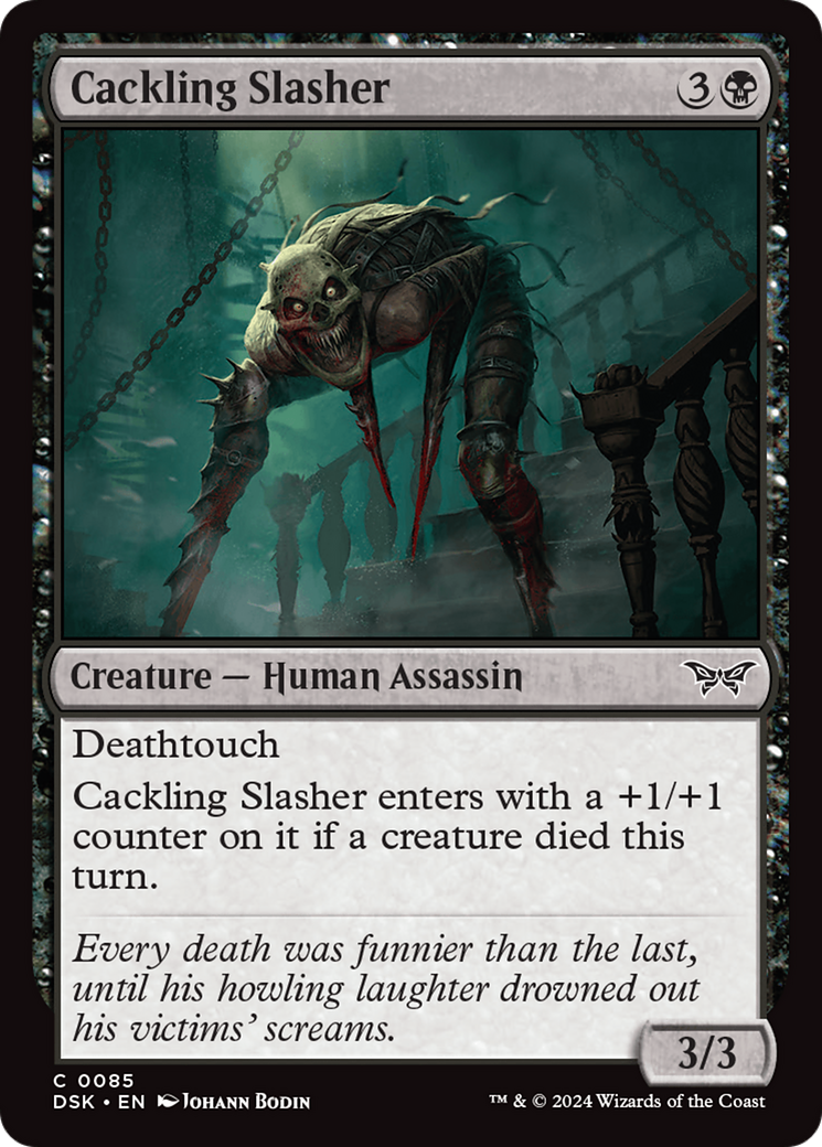 Cackling Slasher [Duskmourn: House of Horror] | Eastridge Sports Cards & Games