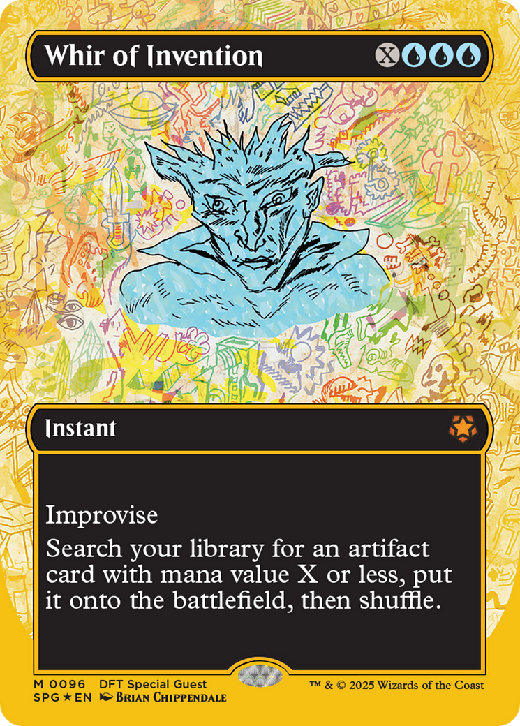 Whir of Invention (Borderless) (First-Place Foil) [Aetherdrift Special Guests] | Eastridge Sports Cards & Games