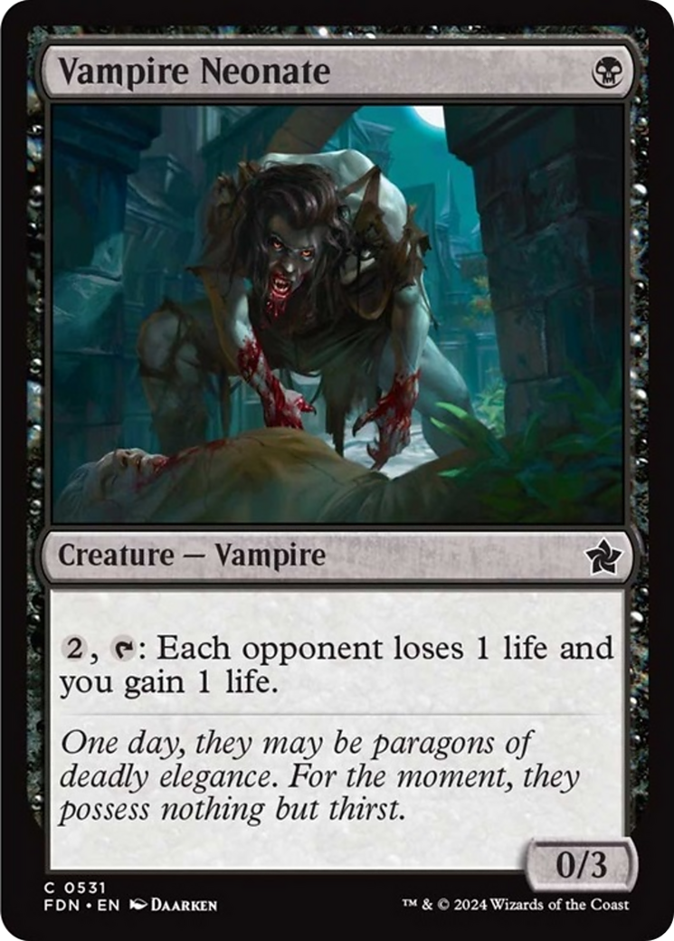 Vampire Neonate [Foundations] | Eastridge Sports Cards & Games