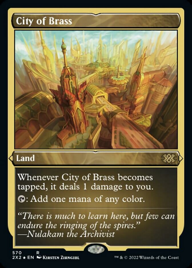 City of Brass (Foil Etched) [Double Masters 2022] | Eastridge Sports Cards & Games