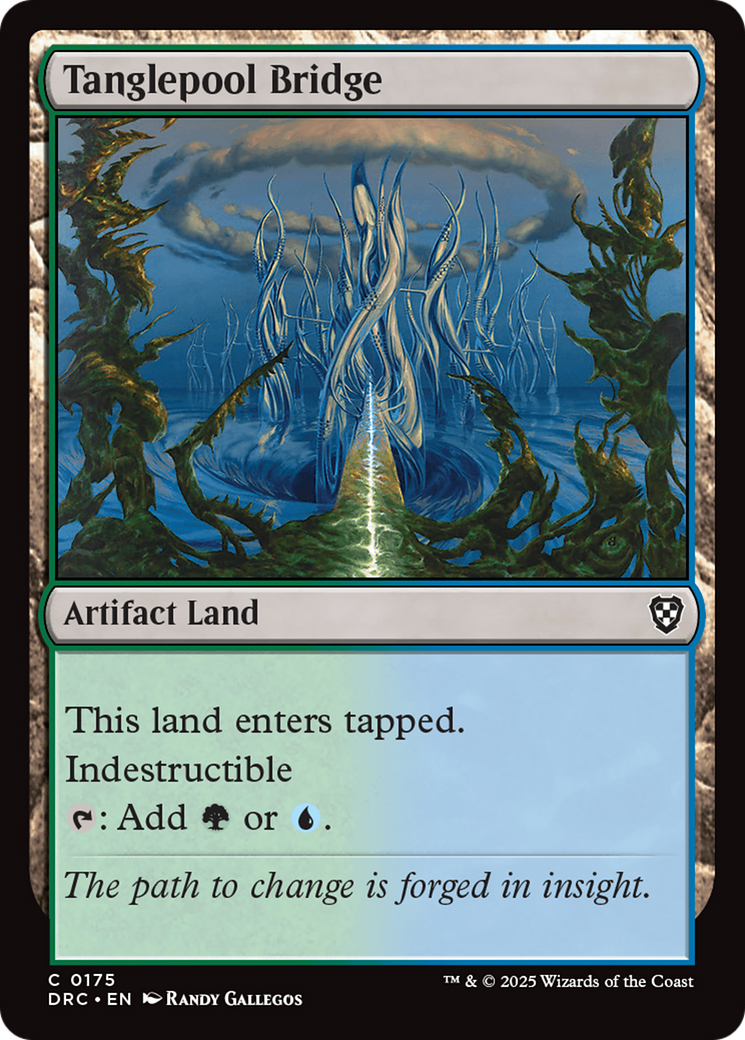 Tanglepool Bridge [Aetherdrift Commander] | Eastridge Sports Cards & Games