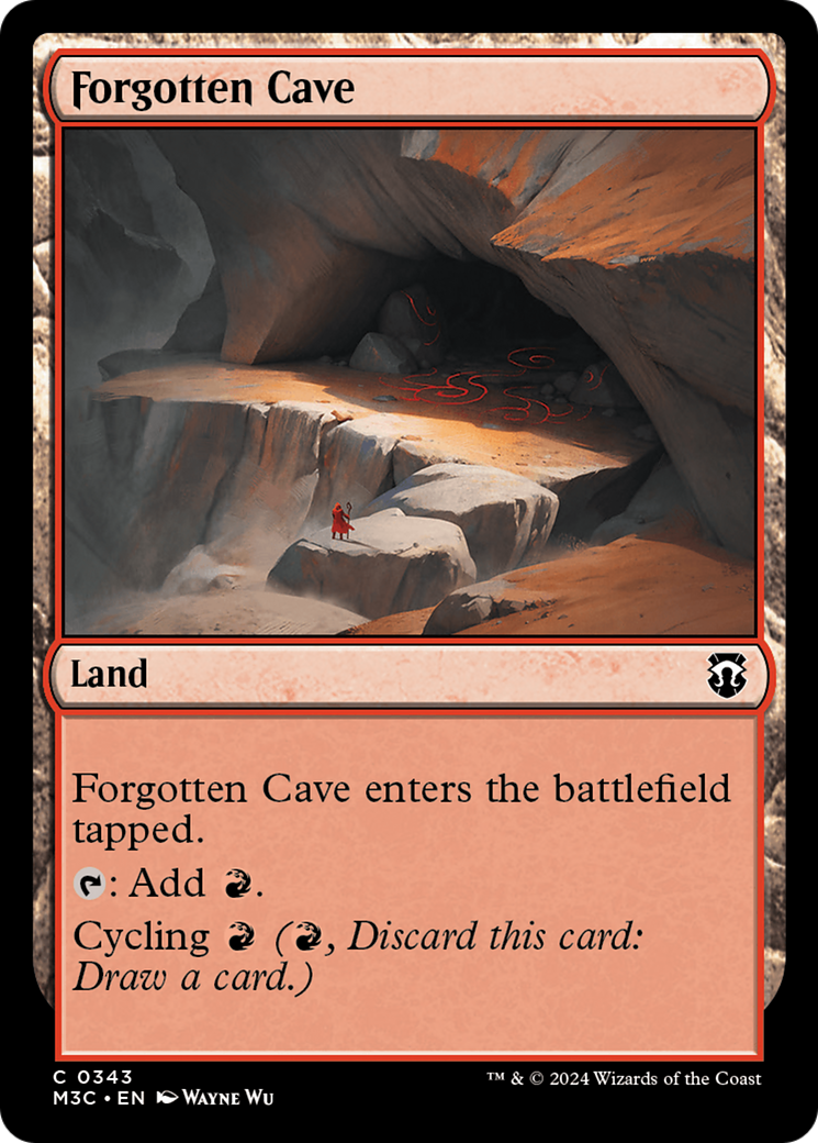 Forgotten Cave (Ripple Foil) [Modern Horizons 3 Commander] | Eastridge Sports Cards & Games