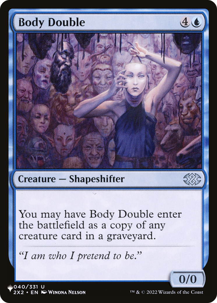 Body Double [The List Reprints] | Eastridge Sports Cards & Games