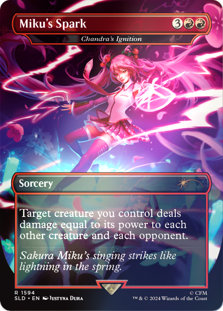 Miku's Spark - Chandra's Ignition (Rainbow Foil) [Secret Lair Drop Series] | Eastridge Sports Cards & Games