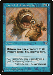 Symbol of Unsummoning [The List Reprints] | Eastridge Sports Cards & Games