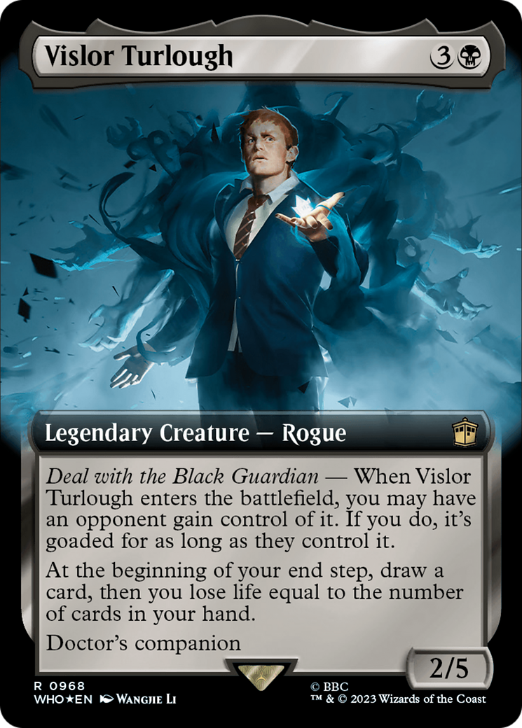 Vislor Turlough (Extended Art) (Surge Foil) [Doctor Who] | Eastridge Sports Cards & Games