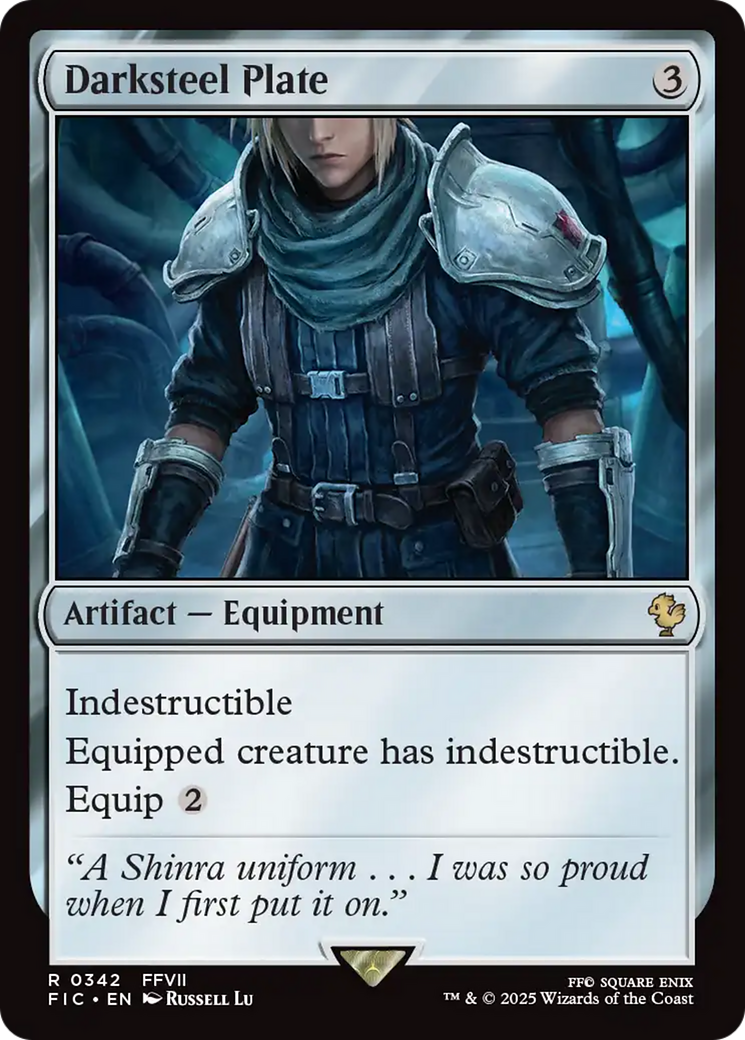 Darksteel Plate [FINAL FANTASY Commander] | Eastridge Sports Cards & Games