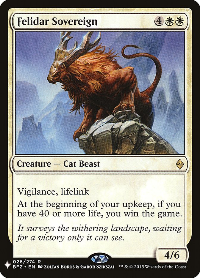 Felidar Sovereign [Mystery Booster] | Eastridge Sports Cards & Games