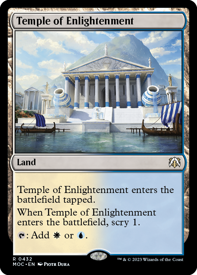 Temple of Enlightenment [March of the Machine Commander] | Eastridge Sports Cards & Games