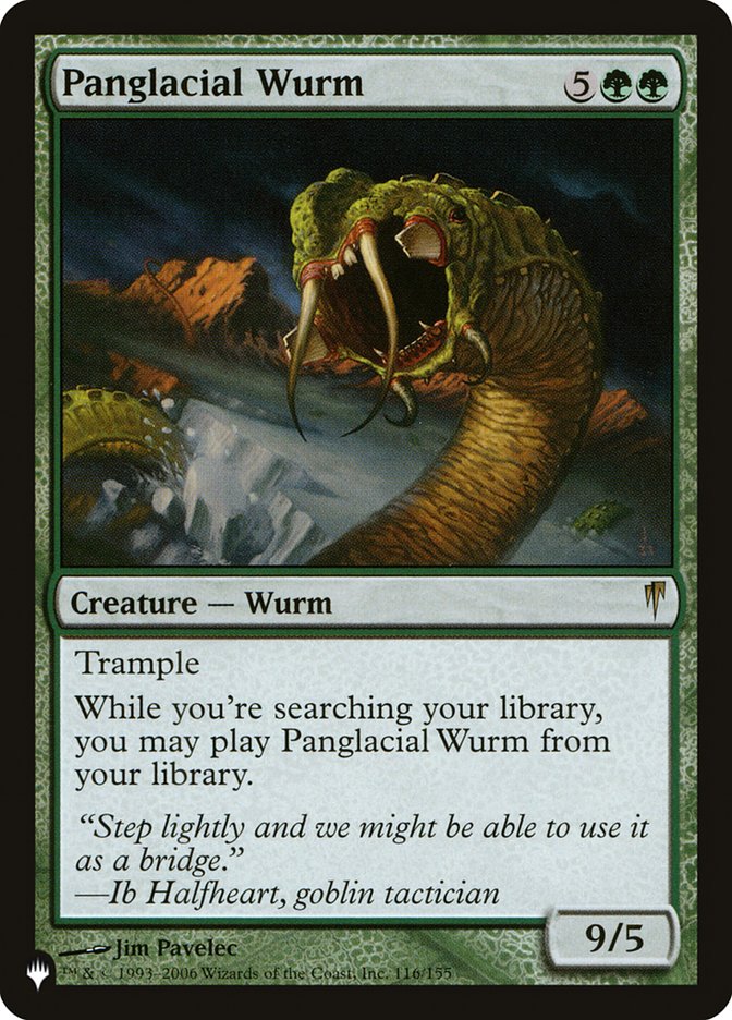 Panglacial Wurm [The List] | Eastridge Sports Cards & Games