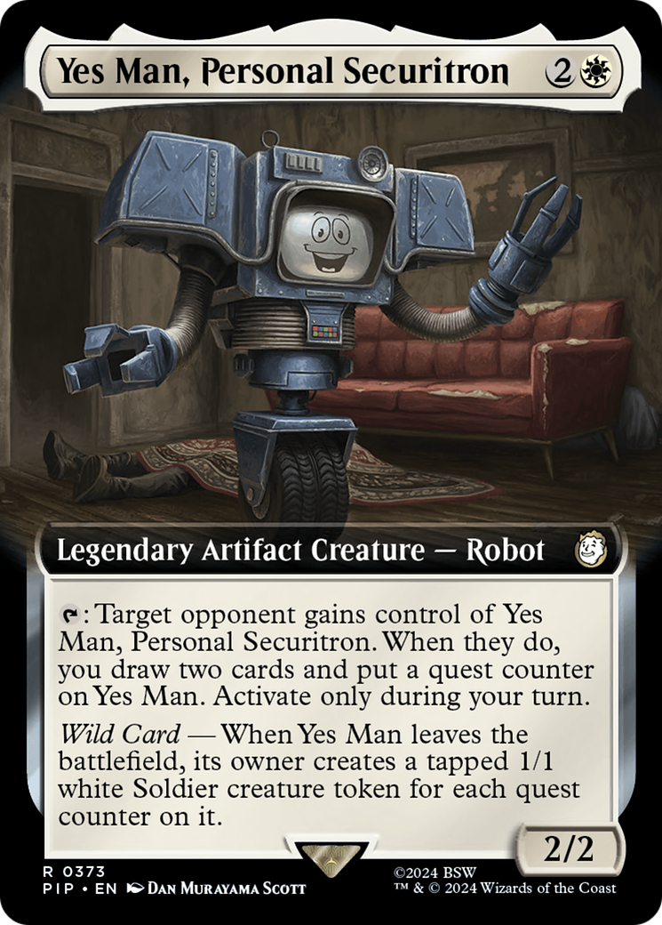 Yes Man, Personal Securitron (Extended Art) [Fallout] | Eastridge Sports Cards & Games