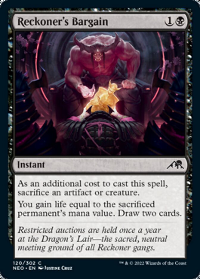 Reckoner's Bargain [Kamigawa: Neon Dynasty] | Eastridge Sports Cards & Games