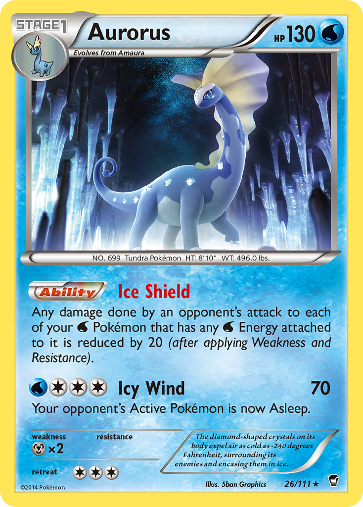 Aurorus (26/111) [XY: Furious Fists] | Eastridge Sports Cards & Games