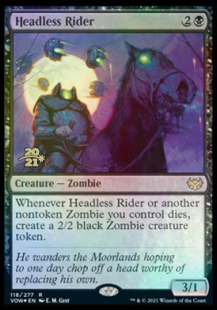 Headless Rider [Innistrad: Crimson Vow Prerelease Promos] | Eastridge Sports Cards & Games