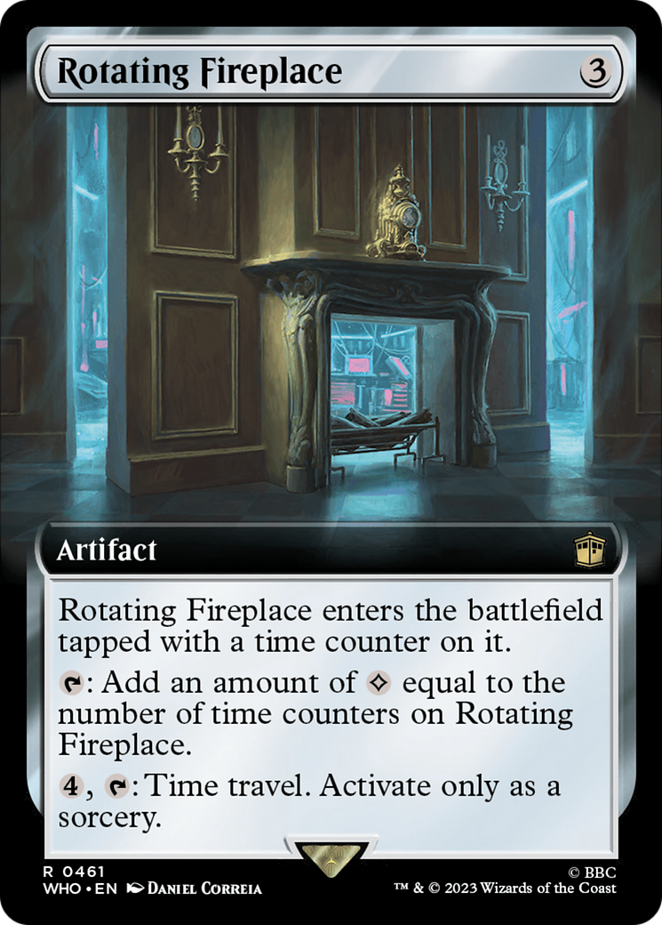 Rotating Fireplace (Extended Art) [Doctor Who] | Eastridge Sports Cards & Games