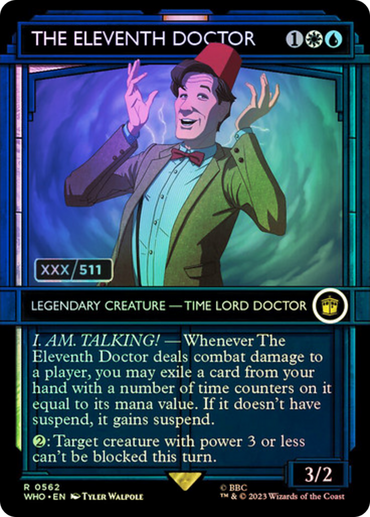 The Eleventh Doctor (Serial Numbered) [Doctor Who] | Eastridge Sports Cards & Games