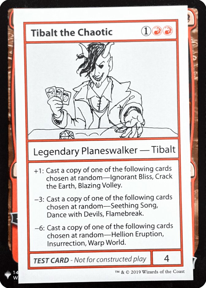 Tibalt the Chaotic [Mystery Booster Playtest Cards] | Eastridge Sports Cards & Games