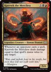 Kaervek the Merciless [Duskmourn: House of Horror Commander] | Eastridge Sports Cards & Games