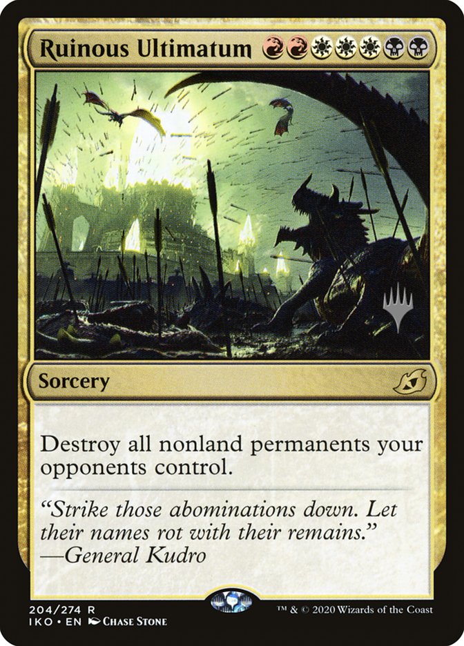 Ruinous Ultimatum (Promo Pack) [Ikoria: Lair of Behemoths Promos] | Eastridge Sports Cards & Games