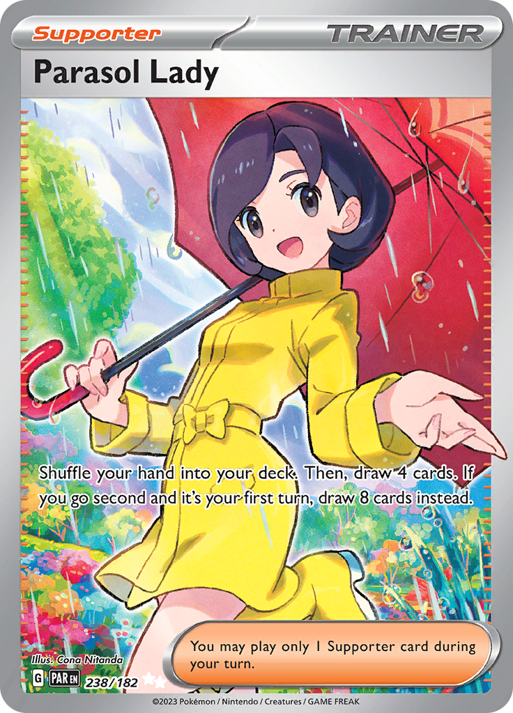 Parasol Lady (238/182) [Scarlet & Violet: Paradox Rift] | Eastridge Sports Cards & Games