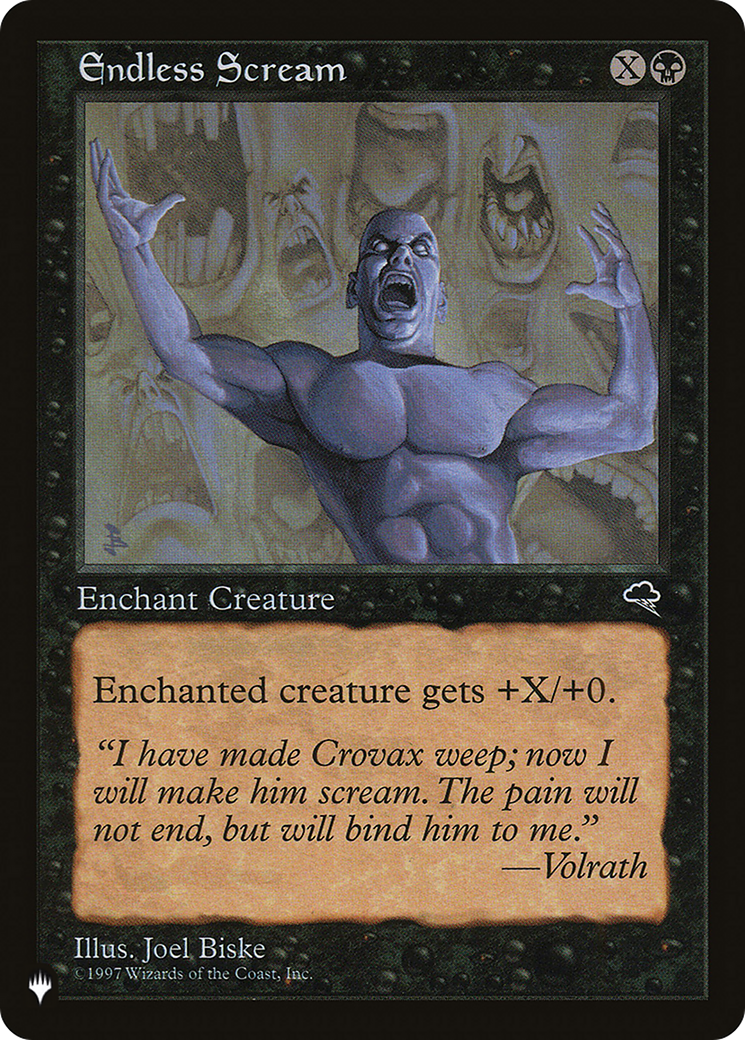 Endless Scream [The List] | Eastridge Sports Cards & Games