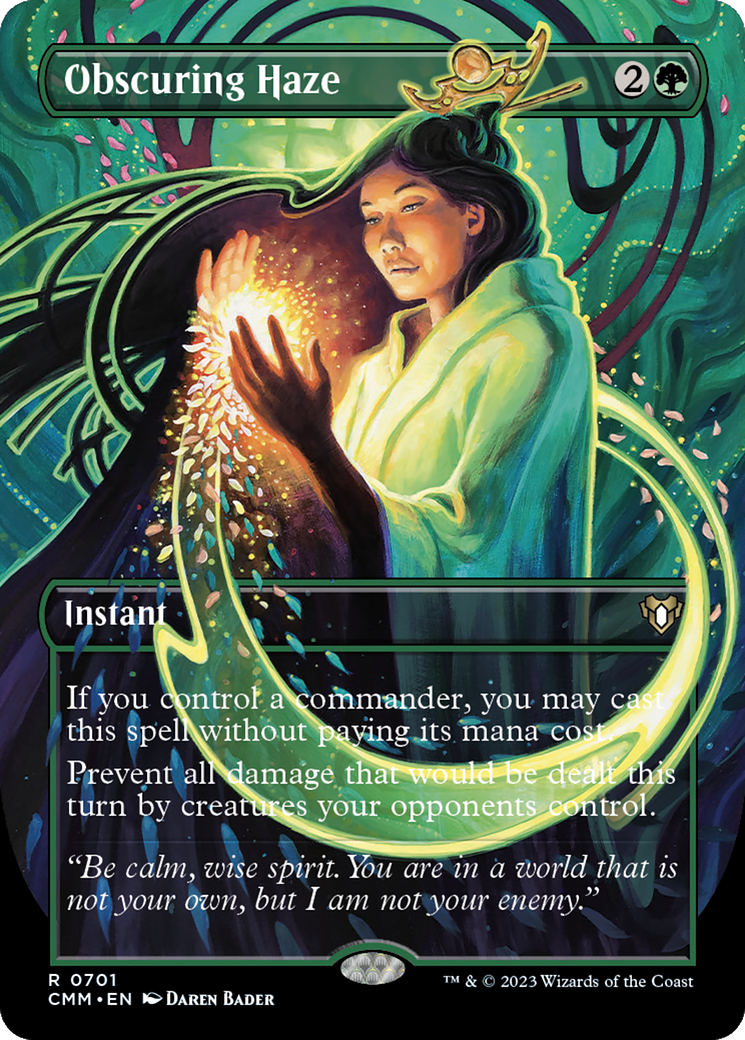 Obscuring Haze (Borderless Alternate Art) [Commander Masters] | Eastridge Sports Cards & Games