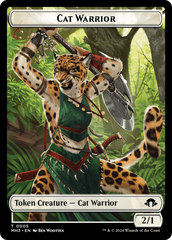 Servo // Cat Warrior Double-Sided Token [Modern Horizons 3 Tokens] | Eastridge Sports Cards & Games