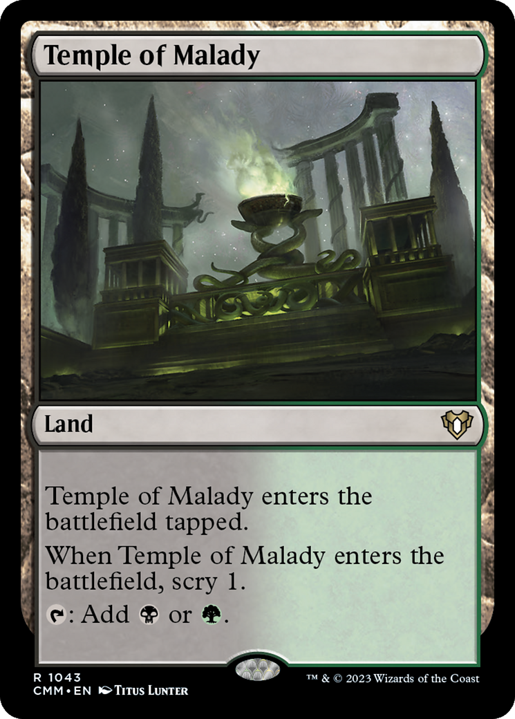 Temple of Malady [Commander Masters] | Eastridge Sports Cards & Games