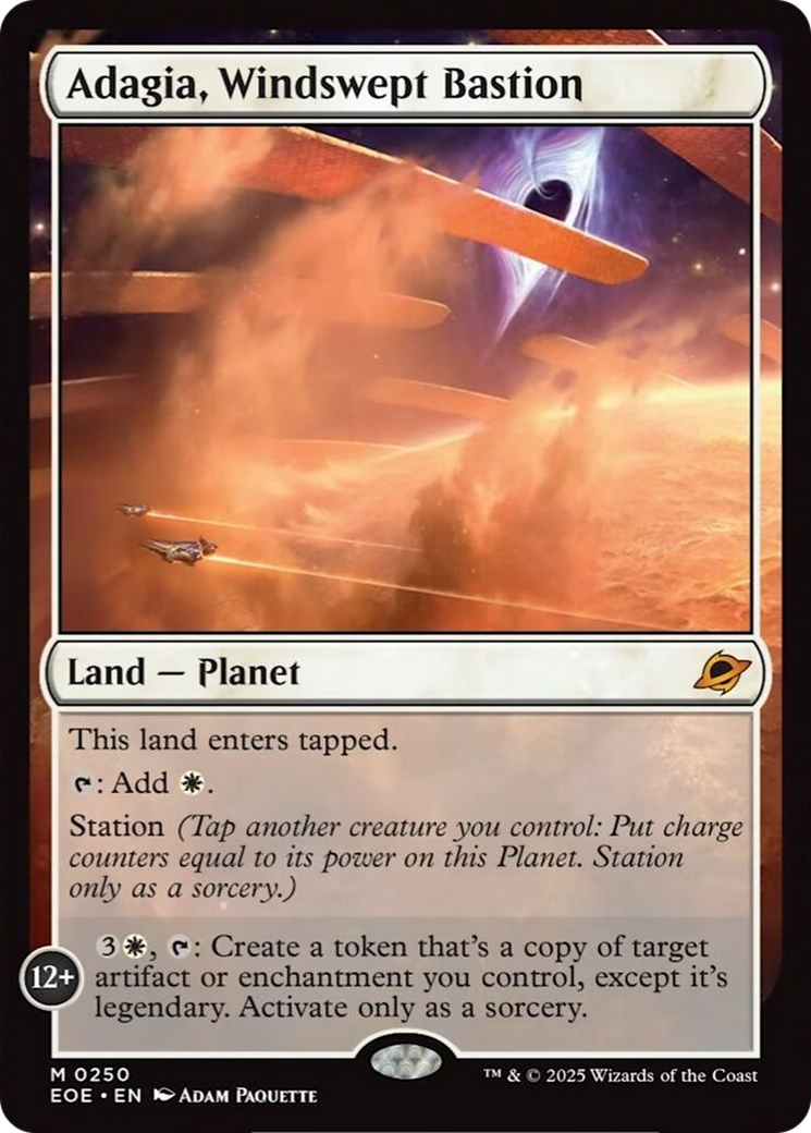 Adagia, Windswept Bastion [Edge of Eternities] | Eastridge Sports Cards & Games