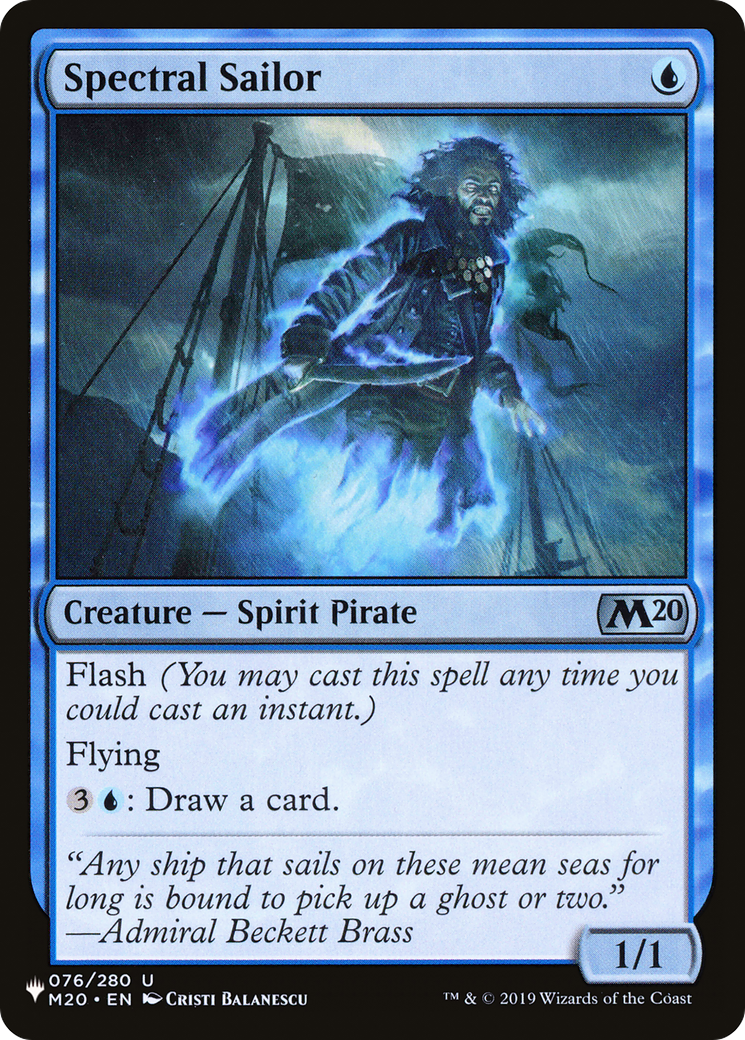 Spectral Sailor [The List] | Eastridge Sports Cards & Games