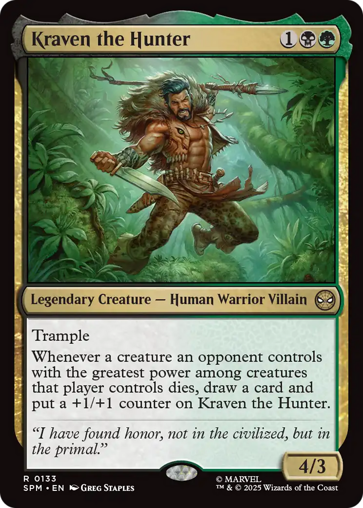 Kraven the Hunter [Marvel's Spider-Man] | Eastridge Sports Cards & Games