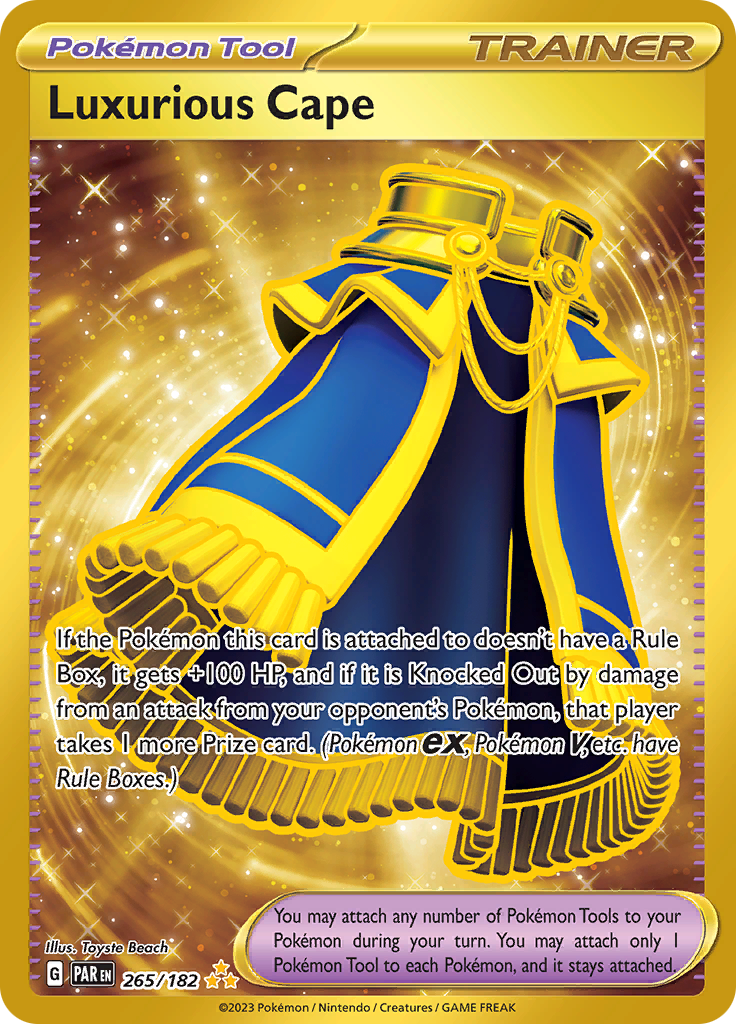 Luxurious Cape (265/182) [Scarlet & Violet: Paradox Rift] | Eastridge Sports Cards & Games