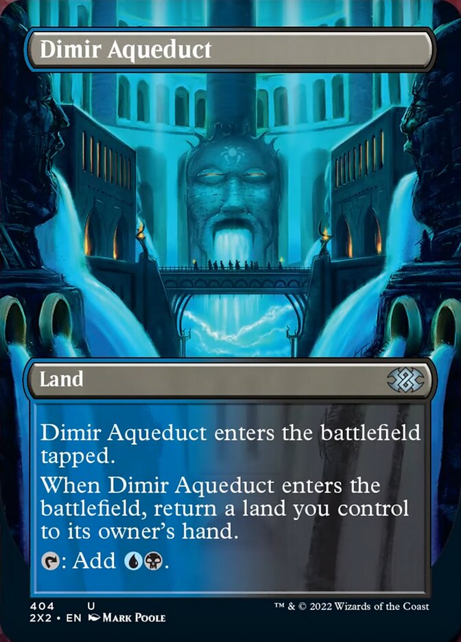 Dimir Aqueduct (Borderless Alternate Art) [Double Masters 2022] | Eastridge Sports Cards & Games