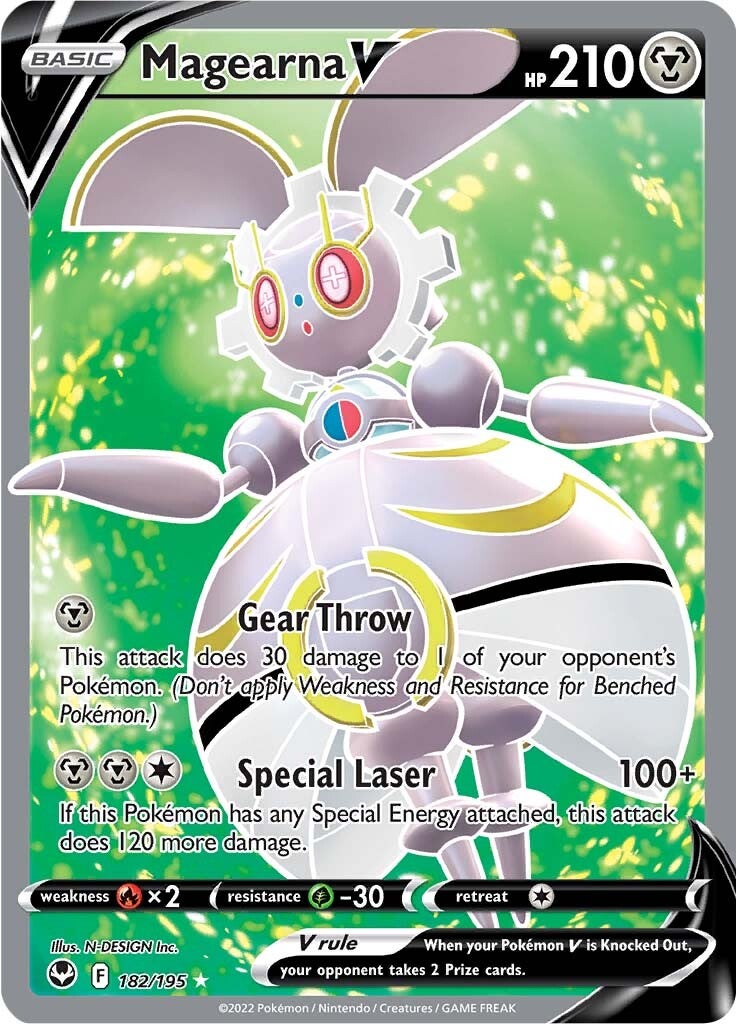 Magearna V (182/195) [Sword & Shield: Silver Tempest] | Eastridge Sports Cards & Games