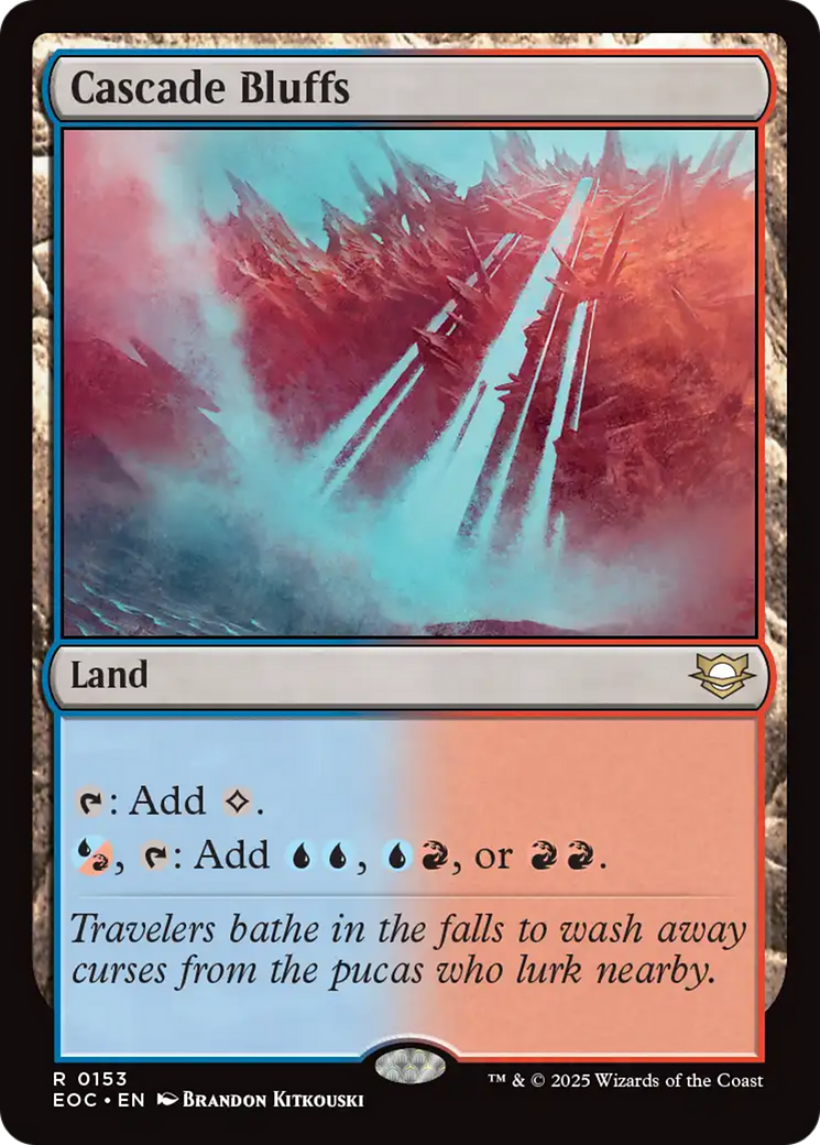 Cascade Bluffs [Edge of Eternities Commander] | Eastridge Sports Cards & Games