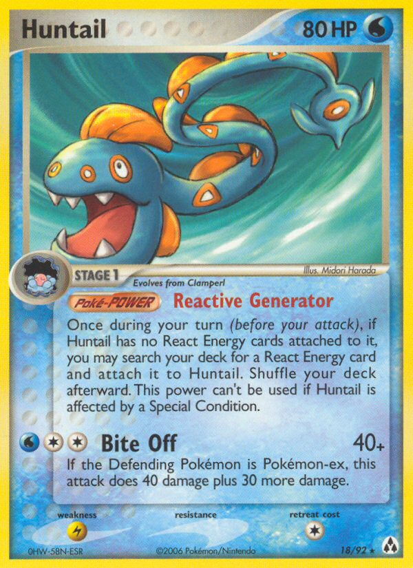 Huntail (18/92) [EX: Legend Maker] | Eastridge Sports Cards & Games