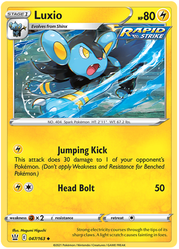 Luxio (047/163) [Sword & Shield: Battle Styles] | Eastridge Sports Cards & Games