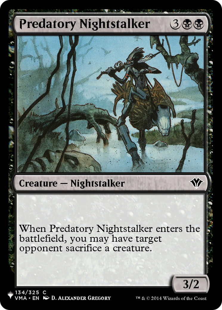 Predatory Nightstalker [The List] | Eastridge Sports Cards & Games