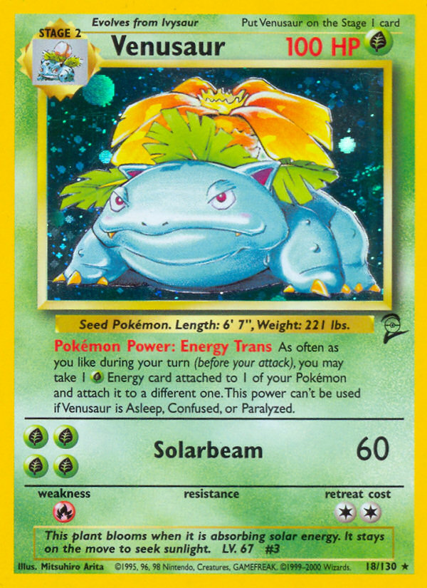 Venusaur (18/130) [Base Set 2] | Eastridge Sports Cards & Games