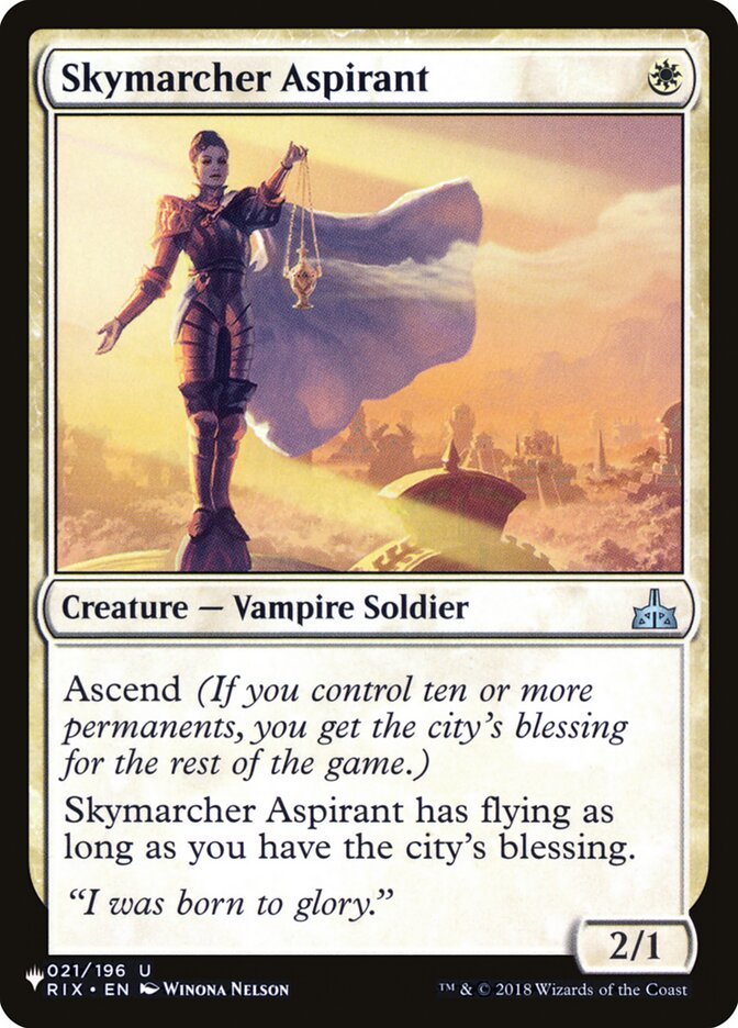 Skymarcher Aspirant [The List] | Eastridge Sports Cards & Games