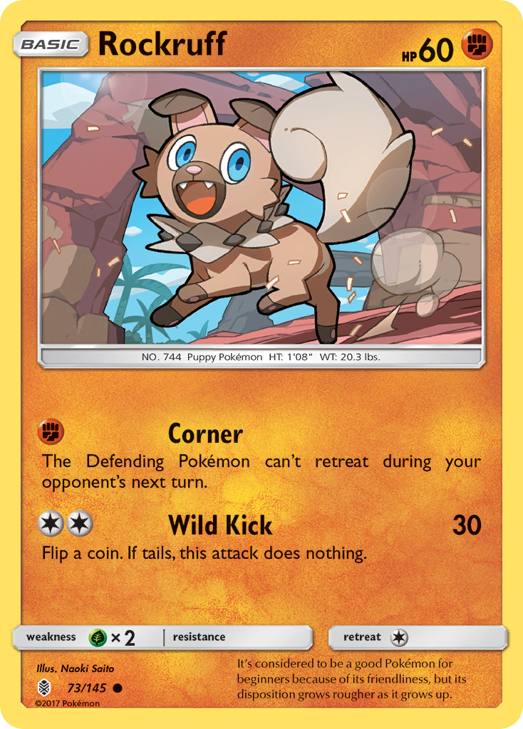 Rockruff (73/145) [Sun & Moon: Guardians Rising] | Eastridge Sports Cards & Games