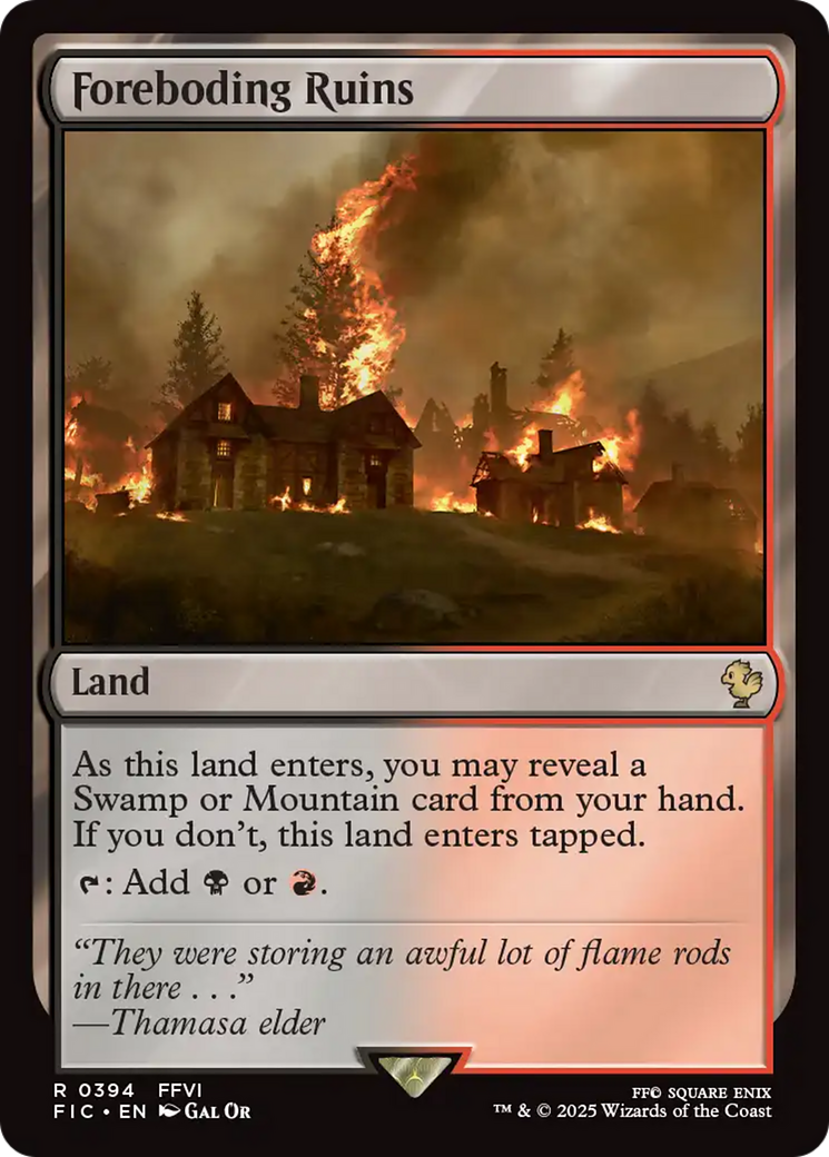 Foreboding Ruins [FINAL FANTASY Commander] | Eastridge Sports Cards & Games