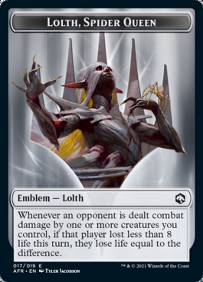 Lolth, Spider Queen Emblem [Dungeons & Dragons: Adventures in the Forgotten Realms Tokens] | Eastridge Sports Cards & Games