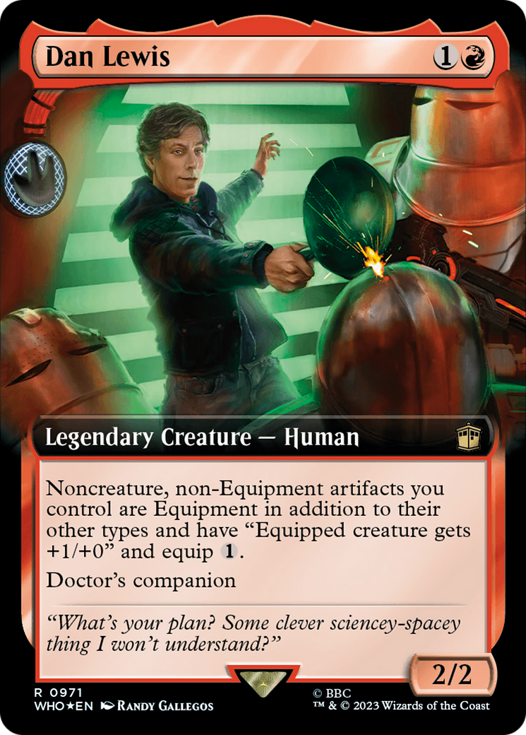 Dan Lewis (Extended Art) (Surge Foil) [Doctor Who] | Eastridge Sports Cards & Games
